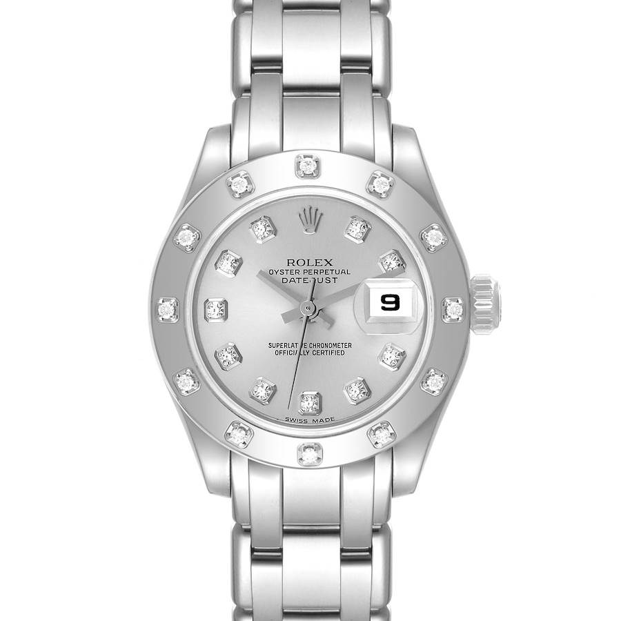 NOT FOR SALE Rolex Datejust Pearlmaster White Gold Diamond Ladies Watch 80319 Box Papers PARTIAL PAYMENT SwissWatchExpo