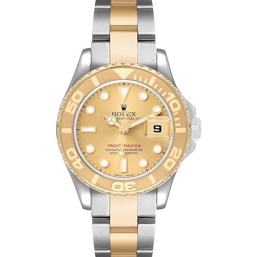 Photo of Rolex Yachtmaster Steel 18K Yellow Gold Ladies Watch 169623