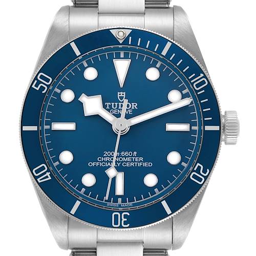 Photo of Tudor Black Bay Fifty-Eight Steel Blue Dial Mens Watch 79030B Box Card