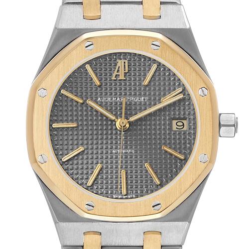 Photo of Audemars Piguet Royal Oak Steel Yellow Gold Mens Watch 14790SA Box Papers