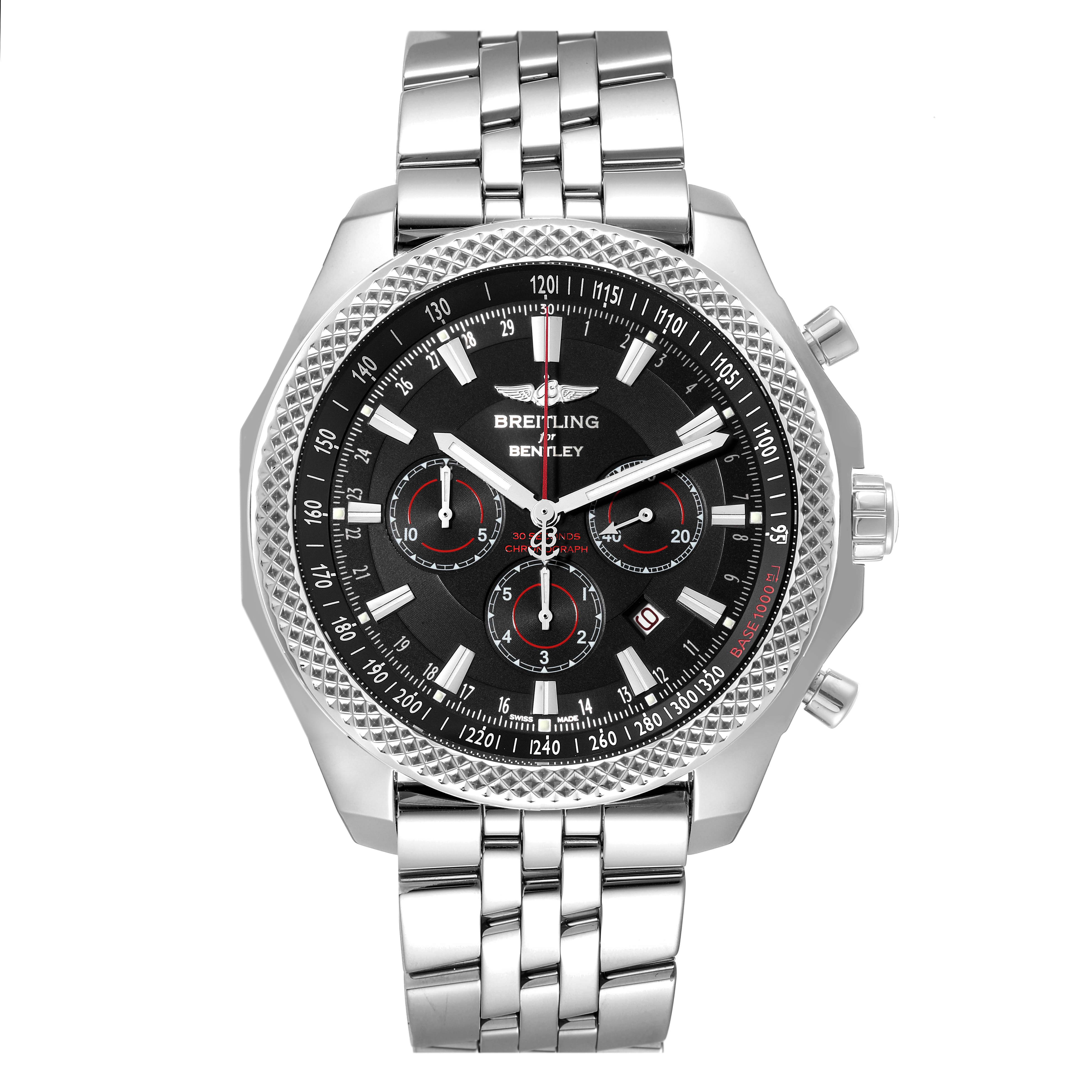 Breitling Bentley Stainless Steel A25368B11SP | Stock 58851 ...