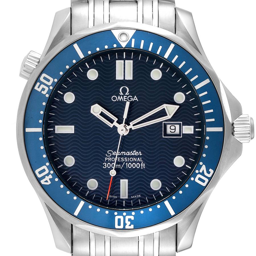 Omega Seamaster Diver James Bond Steel Mens Watch 2541.80.00 SwissWatchExpo