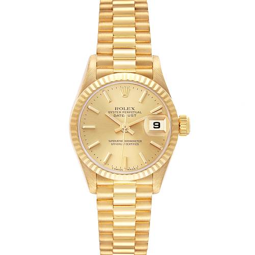 Photo of Rolex President Datejust 26mm Yellow Gold Ladies Watch 79178