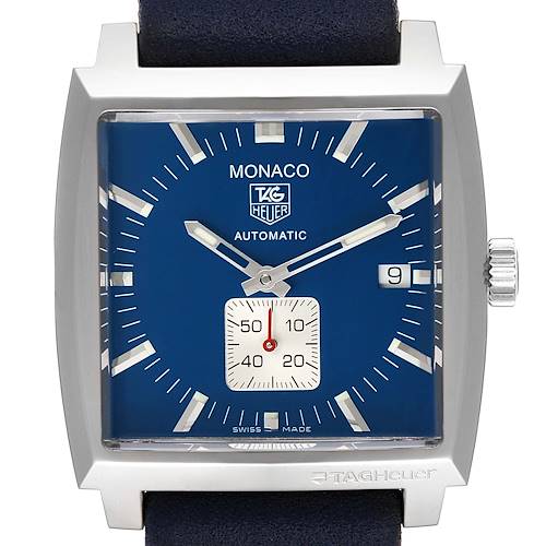Photo of Tag Heuer Monaco Calibre 6 Blue Dial Automatic Mens Watch WW2111
