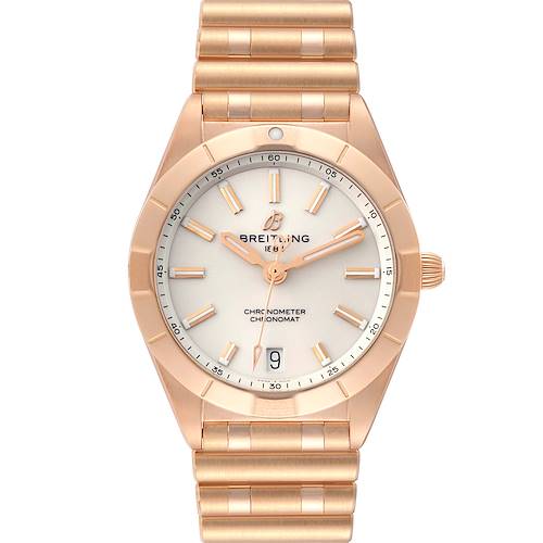 Photo of Breitling Chronomat 32 White Dial Rose Gold Ladies Watch R77310