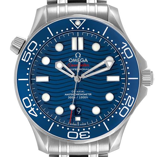 Photo of Omega Seamaster Diver 300M Steel Mens Watch 210.30.42.20.03.001 Box Card
