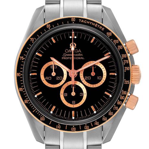 Photo of Omega Speedmaster Apollo15 Steel Rose Gold LE Mens Watch 3366.51.00