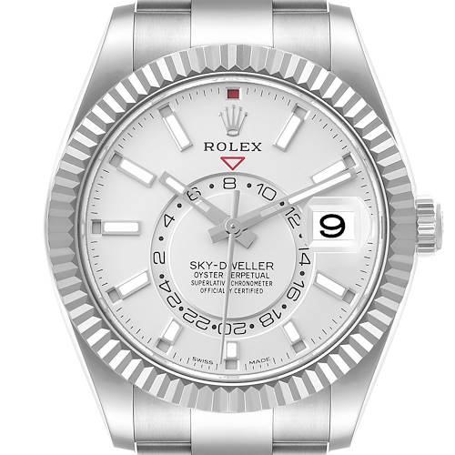 Photo of NOT FOR SALE Rolex Sky-Dweller Steel White Gold Mens Watch 326934 Box Card PARTIAL PAYMENT
