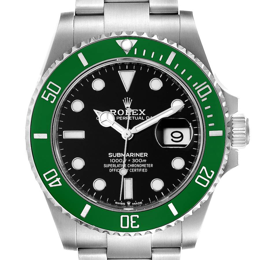 Rolex Submariner Starbucks Green 41 Steel Mens Watch 126610LV Unworn SwissWatchExpo