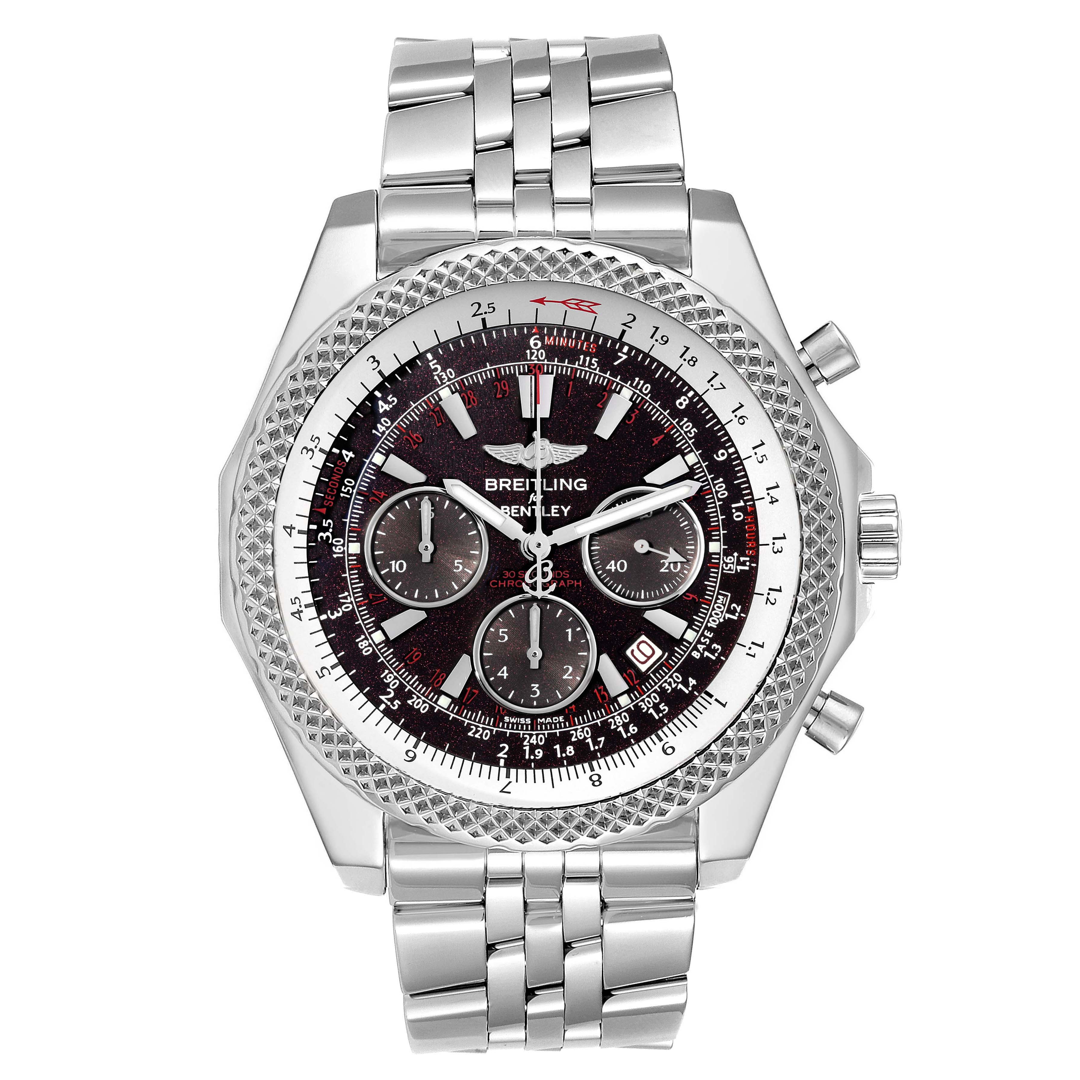 独特な Breitling Bentley 58850 Stock | A25364 Steel Stainless 時計