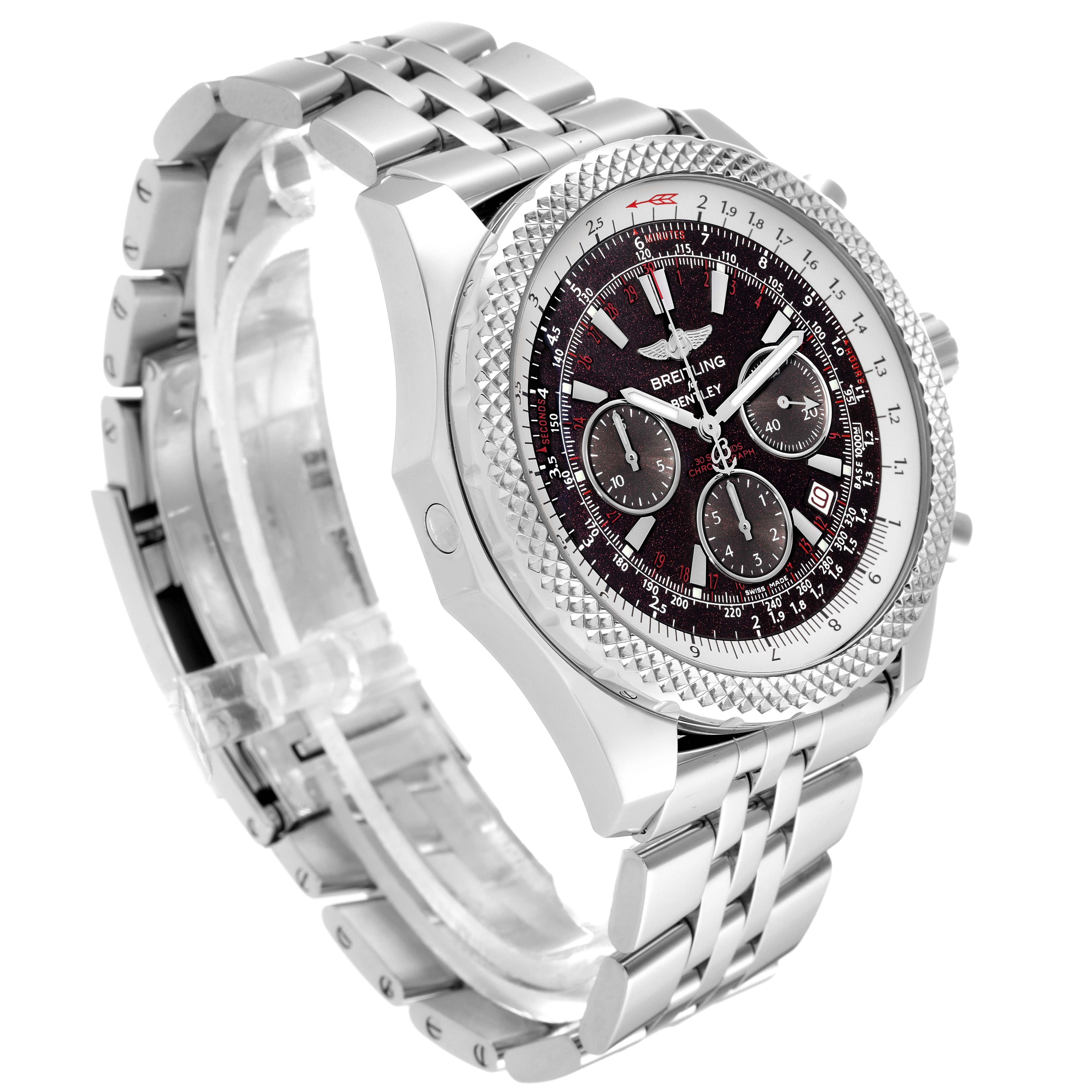 NT555⭐️Breitling for Bentleyステンレスベルト breitling-bentley-motors-