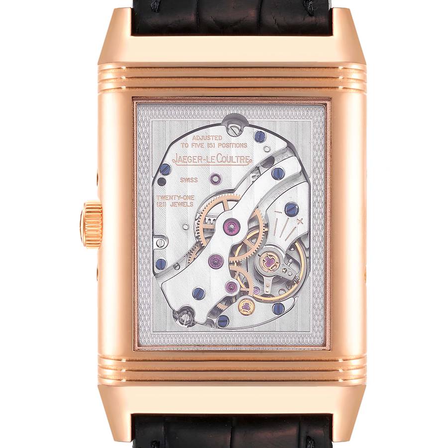 Jaeger LeCoultre Grande Reverso Annual Calendar Rose Gold Mens