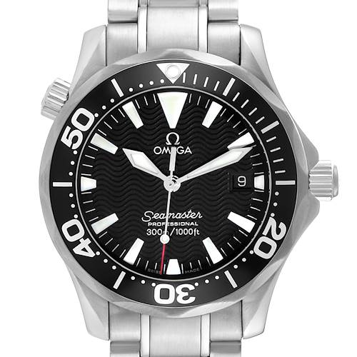 Photo of Omega Seamaster Diver Midsize Black Dial Steel Mens Watch 2262.50.00