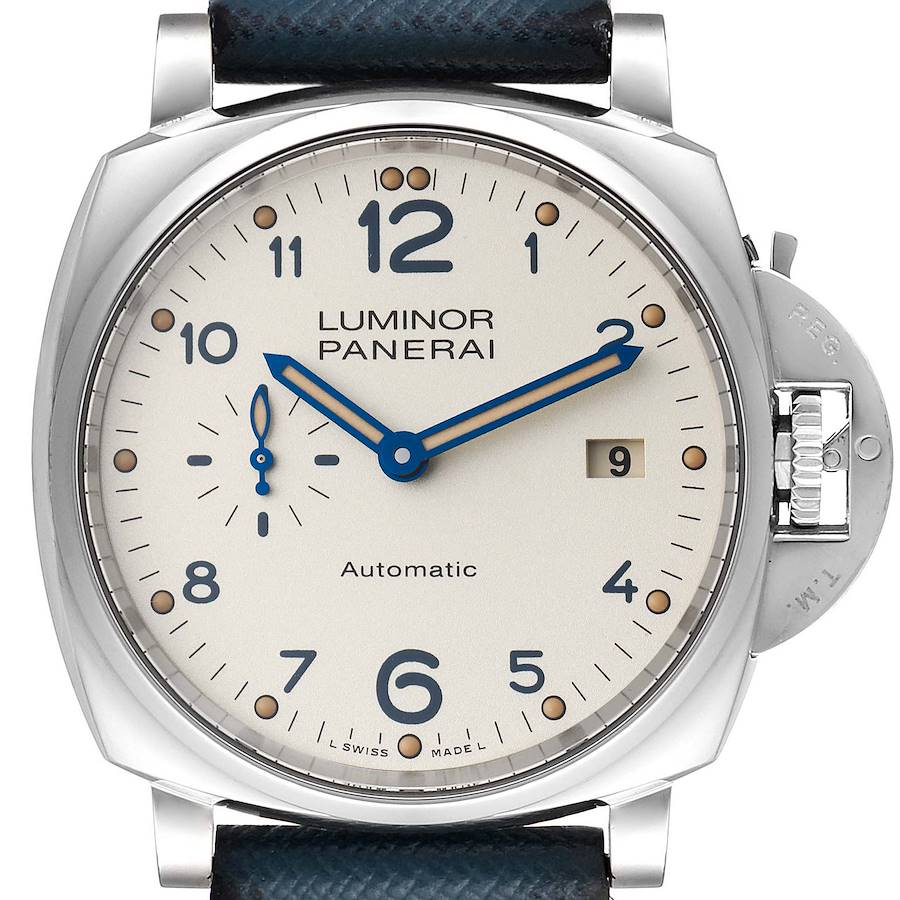 NOT FOR SALE Panerai Luminor Due 3 Days 42mm Ivory Dial Mens Watch PAM00906 Box Card PARTIAL PAYMENT SwissWatchExpo
