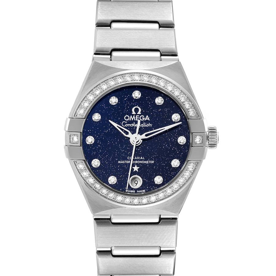 Omega Constellation Steel Diamond Ladies Watch 131.15.29.20.53.001 Unworn SwissWatchExpo