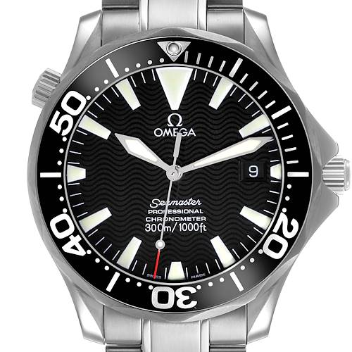 Photo of Omega Seamaster Diver 300M Steel Black Dial Mens Watch 2254.50.00 Box Card