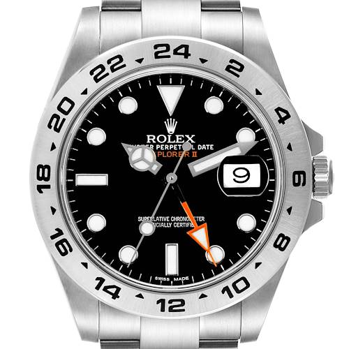Photo of NOT FOR SALE Rolex Explorer II 42 Black Dial Orange Hand Mens Watch 216570 Box Card PARTIAL PAYMENT