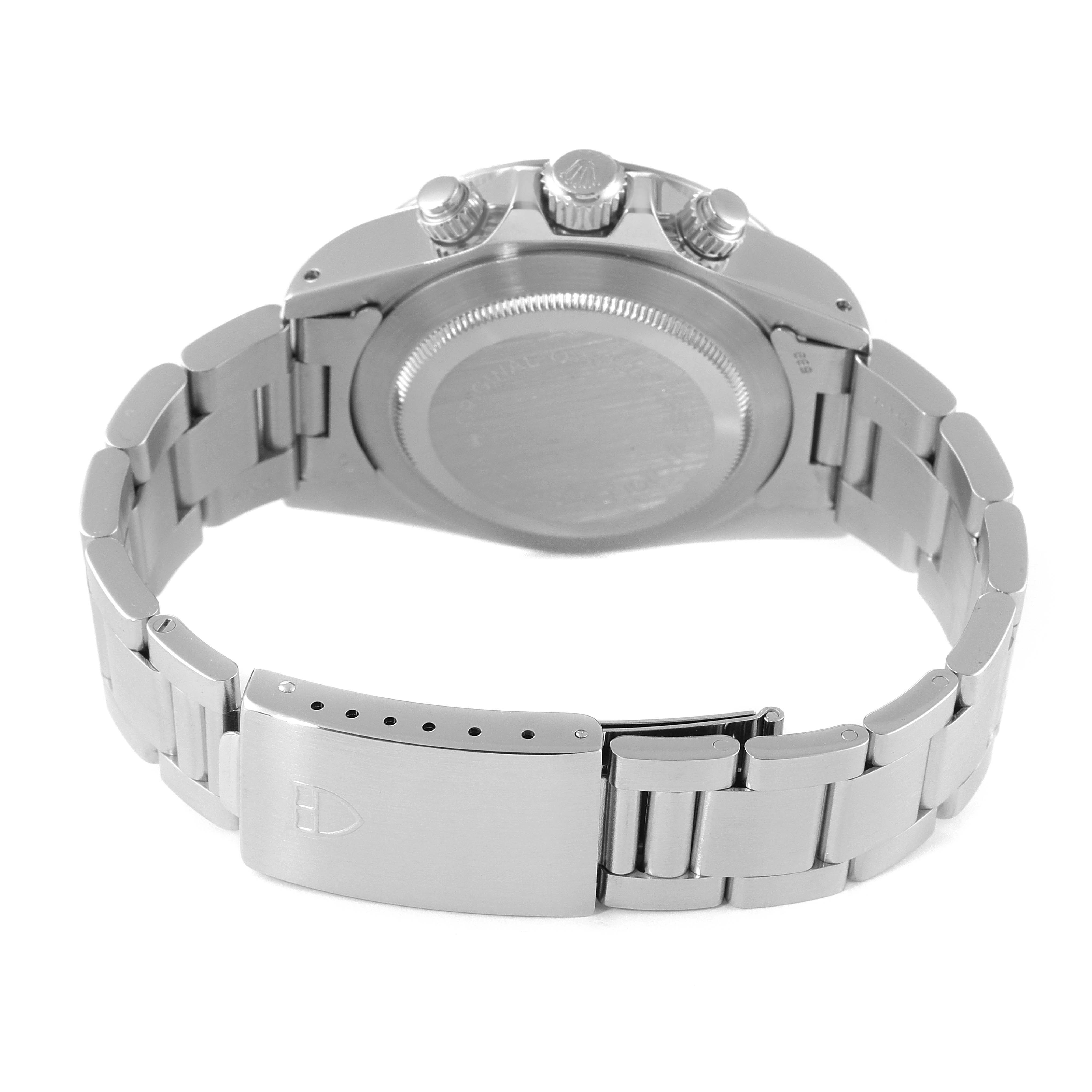 This image shows the back view of a Tudor Prince 79180 Men's Stainless Steel Silver Dial 79180 Men's Stainless Steel Silver Dial watch, highlighting its case back and metal bracelet with the clasp.