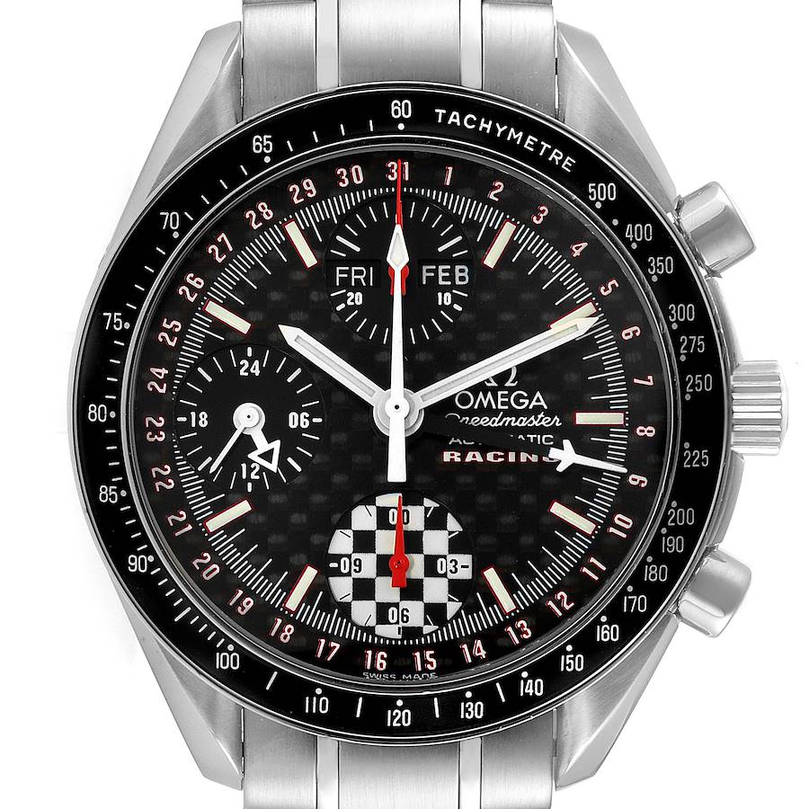 Omega Speedmaster Racing Limited Edition Steel Mens Watch 3529.50.00 SwissWatchExpo