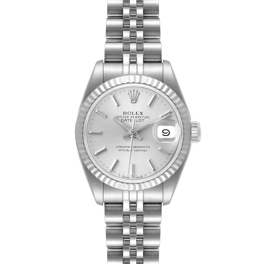 Rolex Datejust Steel White Gold Jubilee Bracelet Ladies Watch 69174 SwissWatchExpo