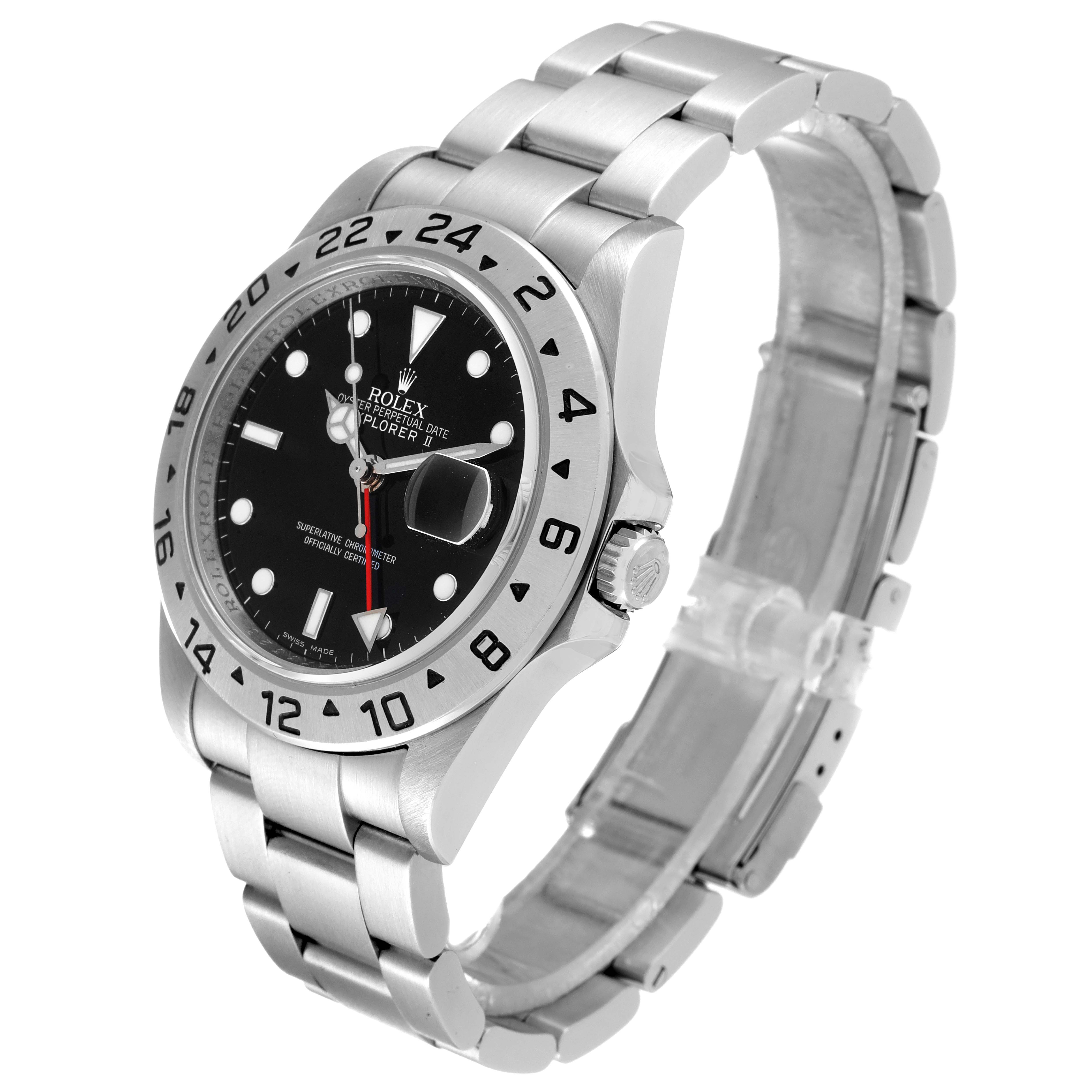 The image shows a Rolex Explorer 16570 Men
s Stainless Steel Black Dial 16570 Men
s Stainless Steel Black Dial watch at a slight angle, displaying the dial, bezel, crown, and stainless steel bracelet.