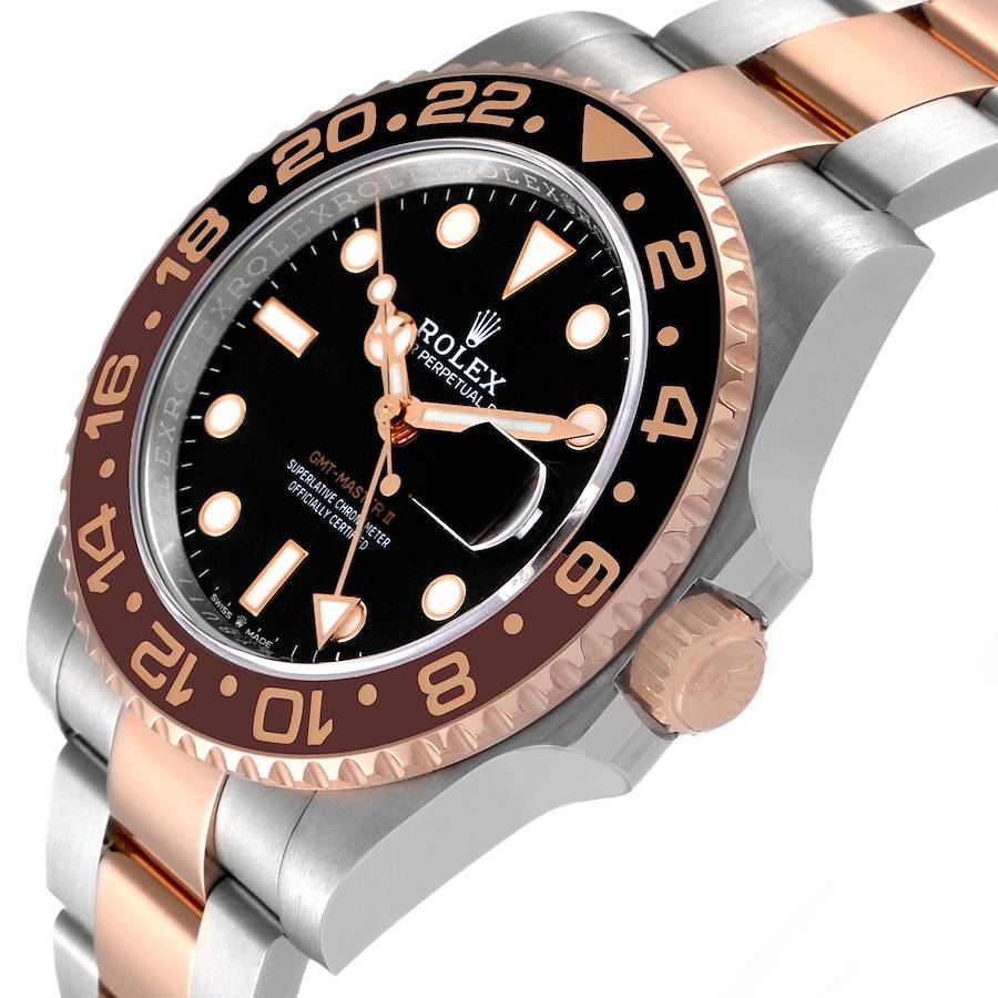 Rolex GMT Master II Steel Rose Gold Mens Watch 126711 CHNR Box Card ...