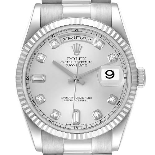 Photo of NOT FOR SALE Rolex President Day-Date White Gold Diamond Dial Mens Watch 118239 PARTIAL PAYMENT