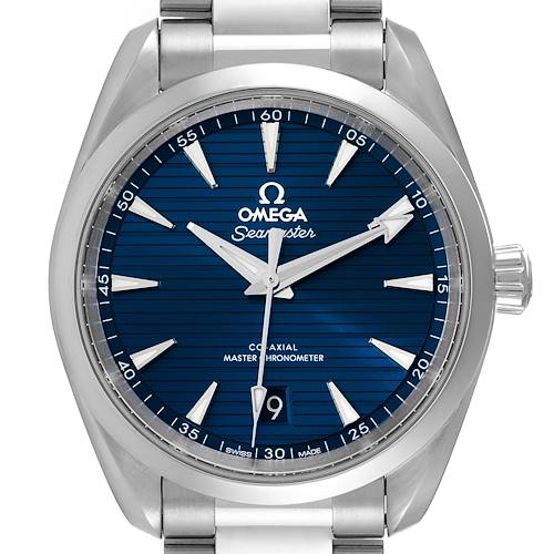 Photo of Omega Seamaster Aqua Terra Blue Dial Steel Watch 220.10.38.20.03.001 Box Card