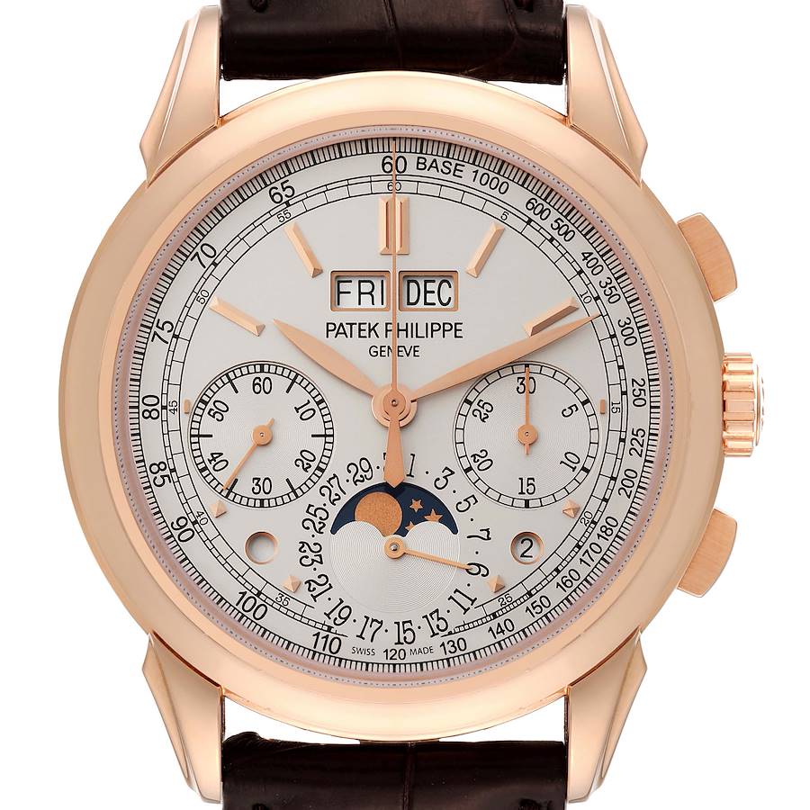 Patek Philippe Grand Complications Perpetual Calendar Rose Gold Watch 5270 SwissWatchExpo