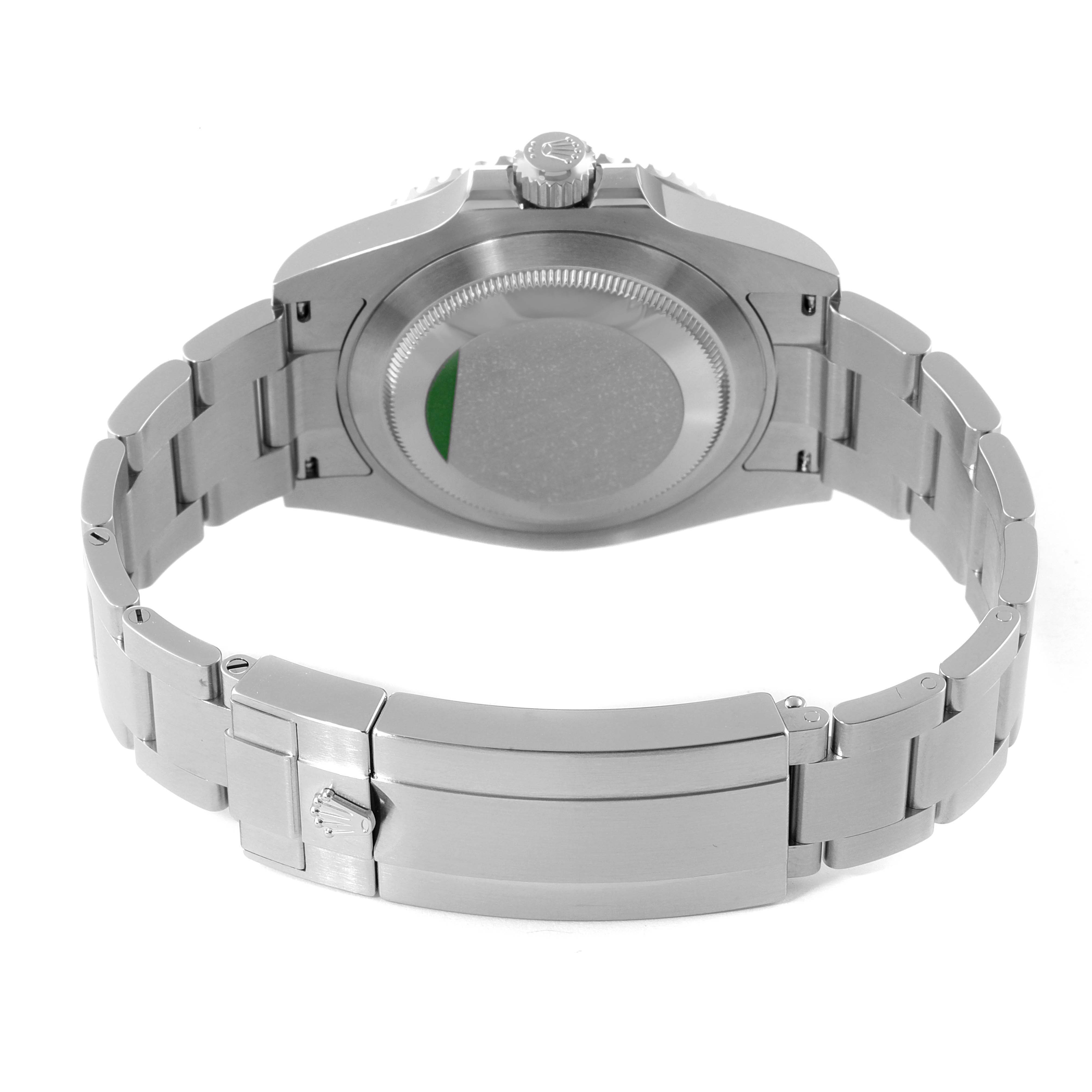 This image shows the back and bracelet of a Rolex Submariner 126610 Men
s Stainless Steel Black Dial 126610 Men
s Stainless Steel Black Dial watch, focusing on the clasp and case back.