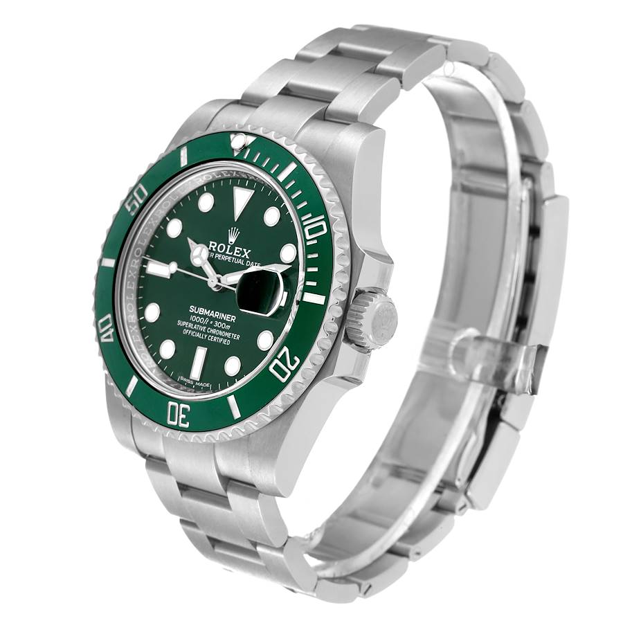 Rolex Submariner Hulk Green Dial Bezel Steel Mens Watch 116610LV Box ...