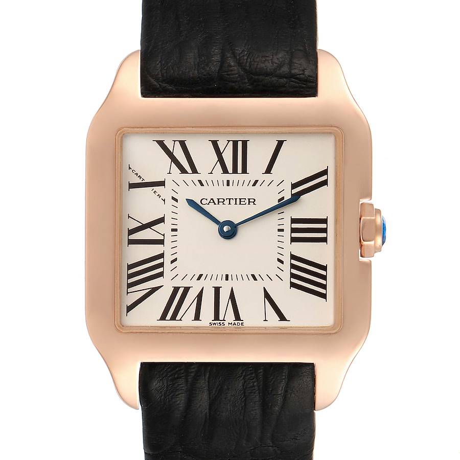 Cartier Santos Dumont Small 18k Rose Gold Unisex Watch W2009251 SwissWatchExpo