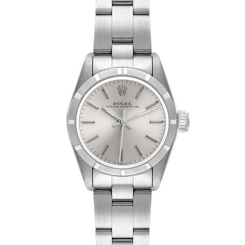 Photo of Rolex Oyster Perpetual Silver Dial Oyster Bracelet Ladies Watch 67230