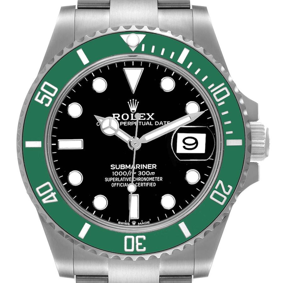 Rolex Submariner Starbucks Green Cerachrom Mens Watch 126610LV Unworn SwissWatchExpo