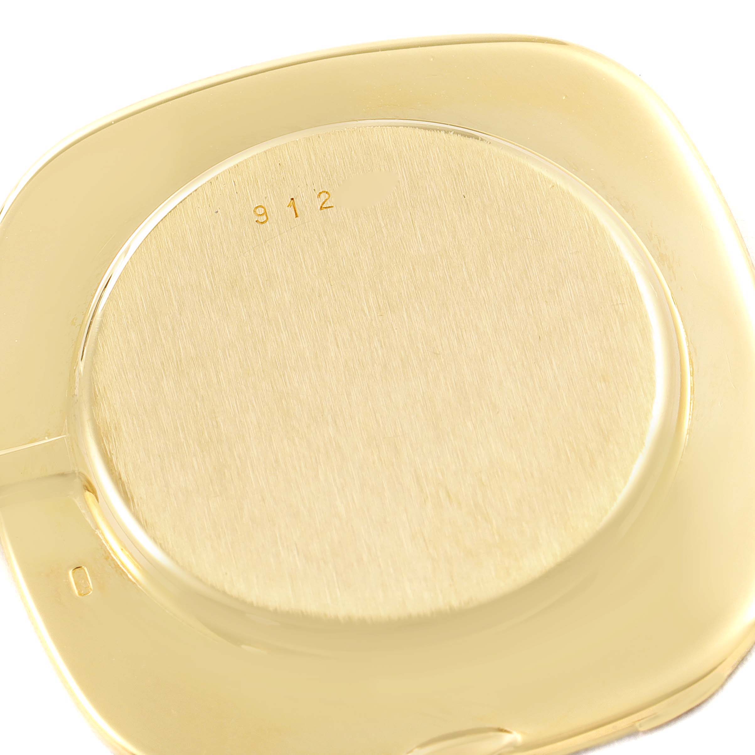 The image shows the back case of a vintage Audemars Piguet watch, focusing on the model number engraved.