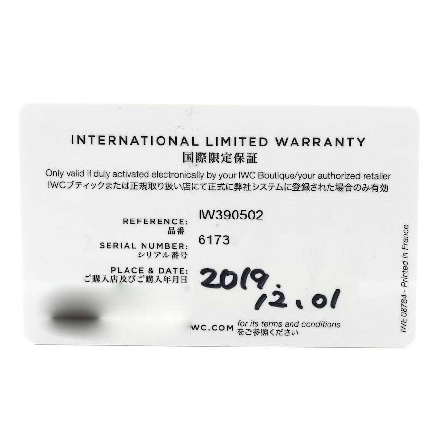 Buy IWC Portuguese Stainless Steel IW390502 | SwissWatchExpo