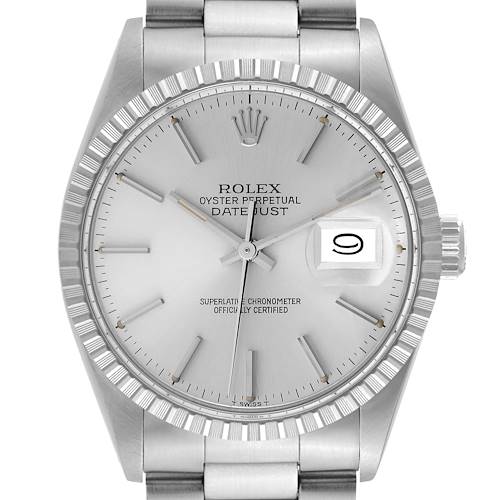 Photo of NOT FOR SALE Rolex Datejust Silver Dial Vintage Steel Mens Watch 16030 PARTIAL PAYMENT