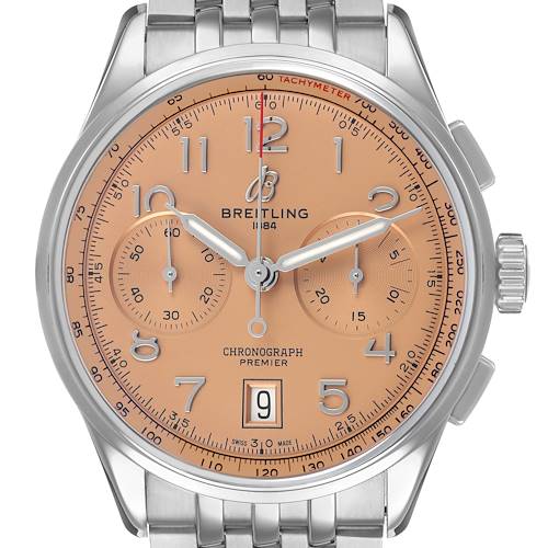 Photo of Breitling Premier B01 Chronograph 42 Steel Mens Watch AB0145