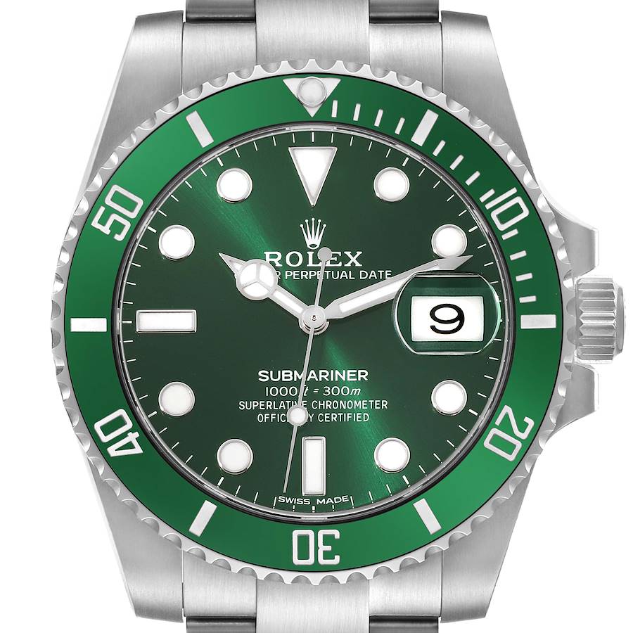 NOT FOR SALE Rolex Submariner Hulk Green Dial Steel Mens Watch 116610LV Box Card PARTIAL PAYMENT SwissWatchExpo