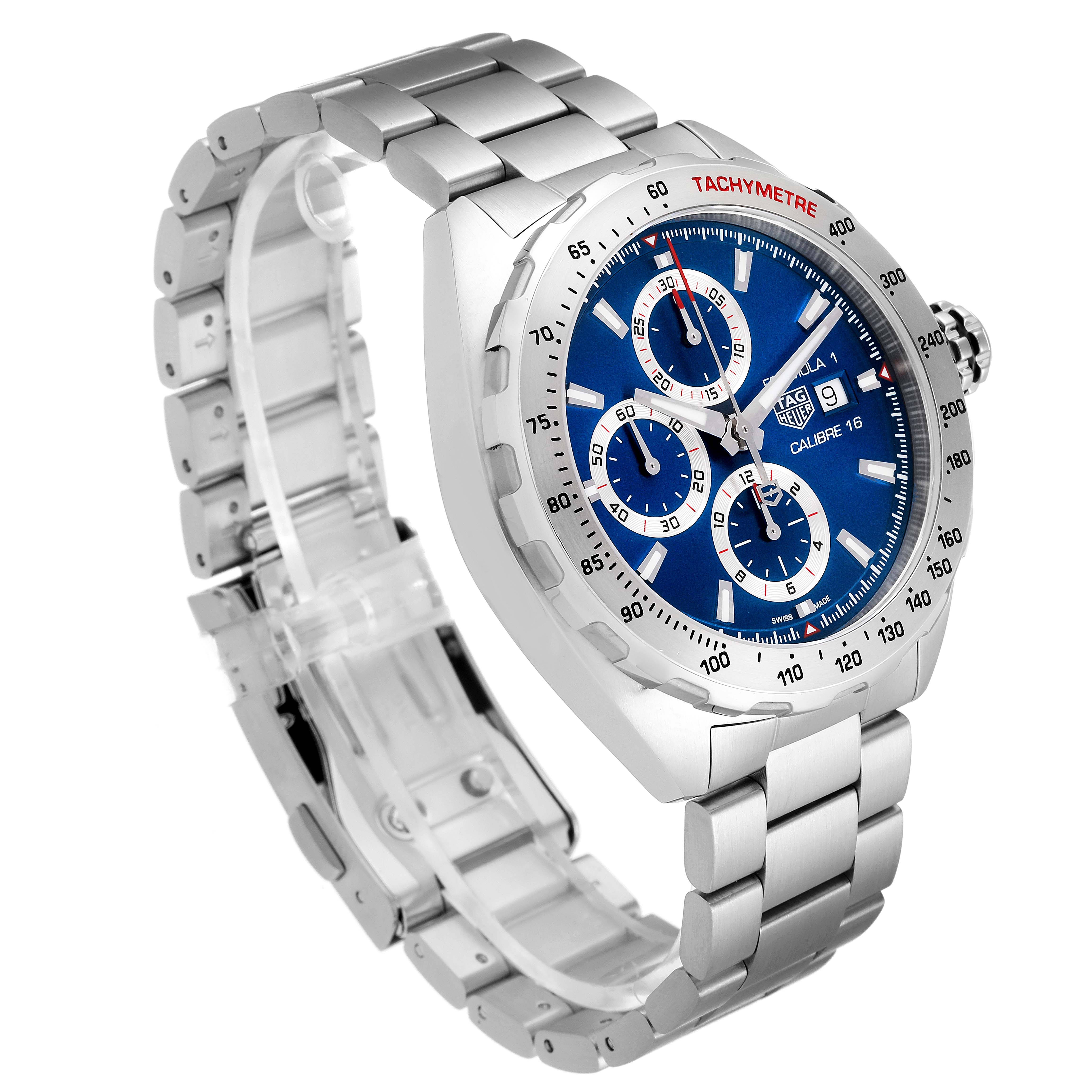 tag heuer formula 1 blue dial men's watch