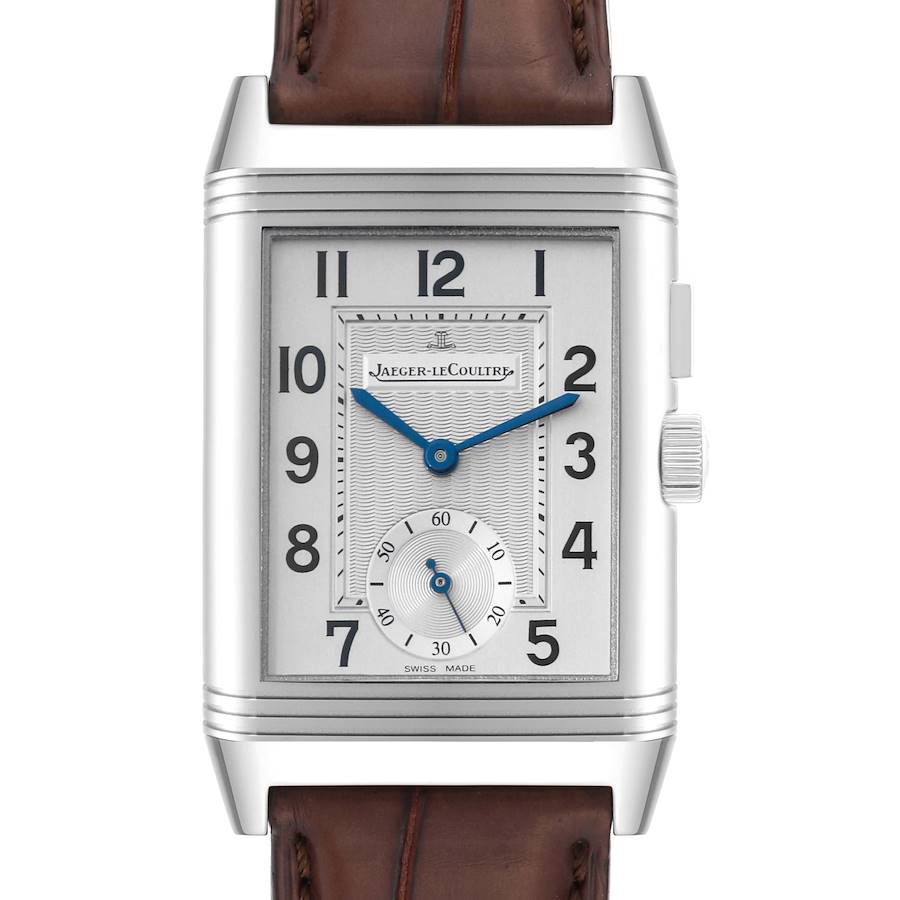 Jaeger LeCoultre Reverso Duo Day Night Steel Mens Watch 272.8.54 Q2718410 SwissWatchExpo