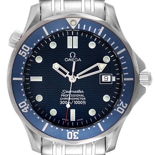 Photo of Omega Seamaster Diver 300M Blue Dial Steel Mens Watch 2531.80.00 Box Card
