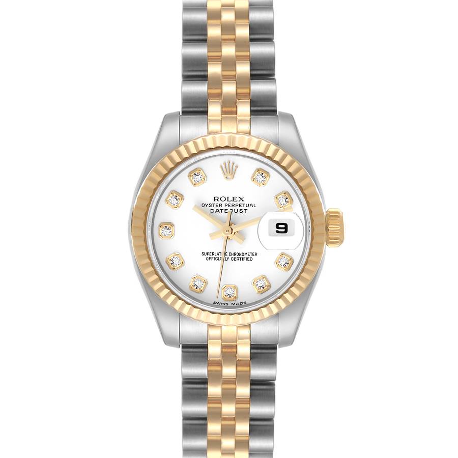 NOT FOR SALE -Rolex Datejust Steel Yellow Gold White Diamond Dial Ladies Watch 179173 Box Card - PARTIAL PAYMENT SwissWatchExpo