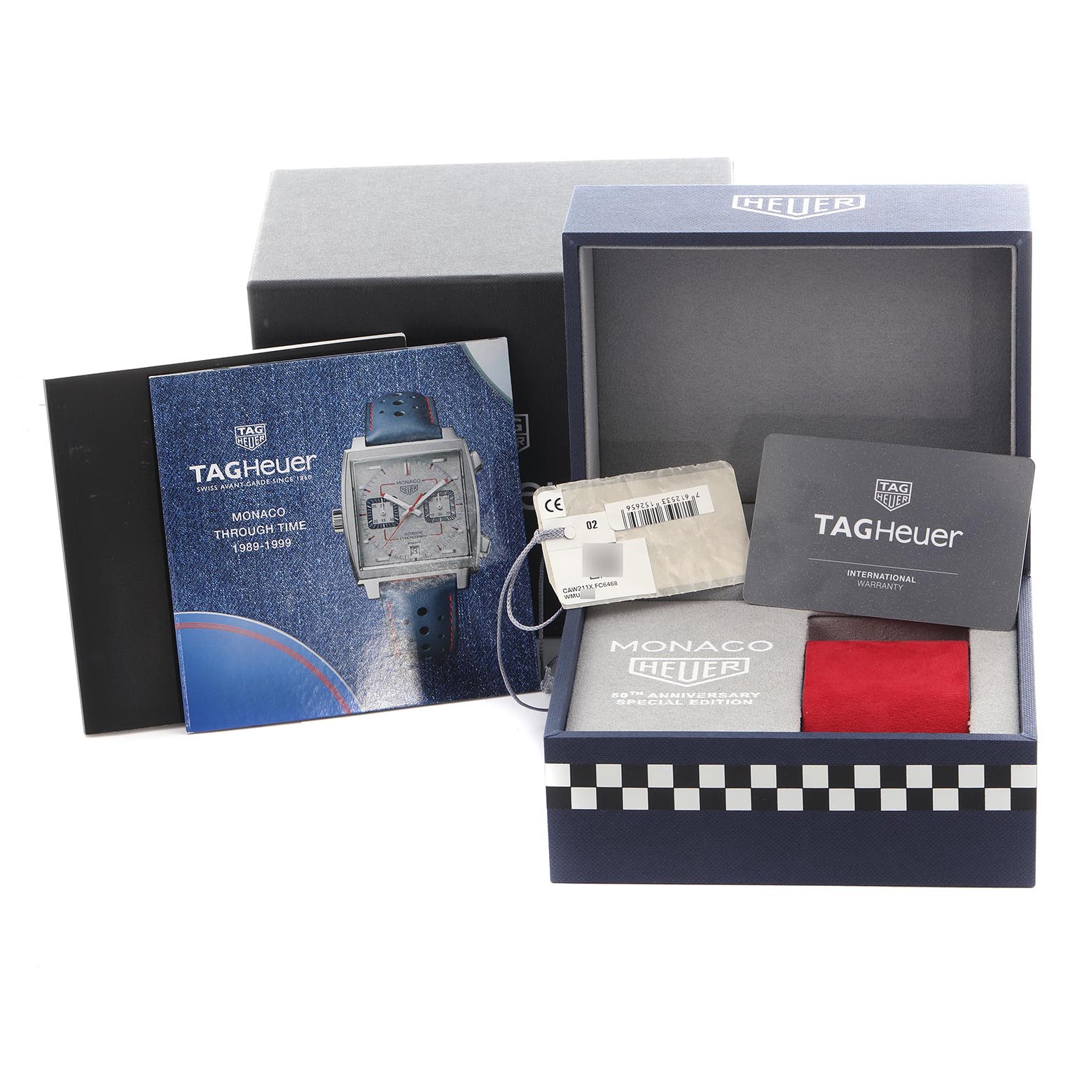 TAG Heuer Monaco ギフトボックス Tag Heuer Monaco Stainless Steel CAW211X.FC6468 | Stock