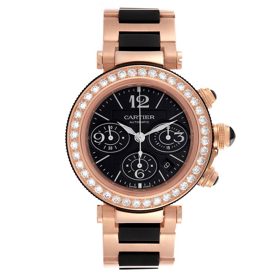 Cartier Pasha Rose Gold WJ13000M | Stock 69082 | SwissWatchExpo