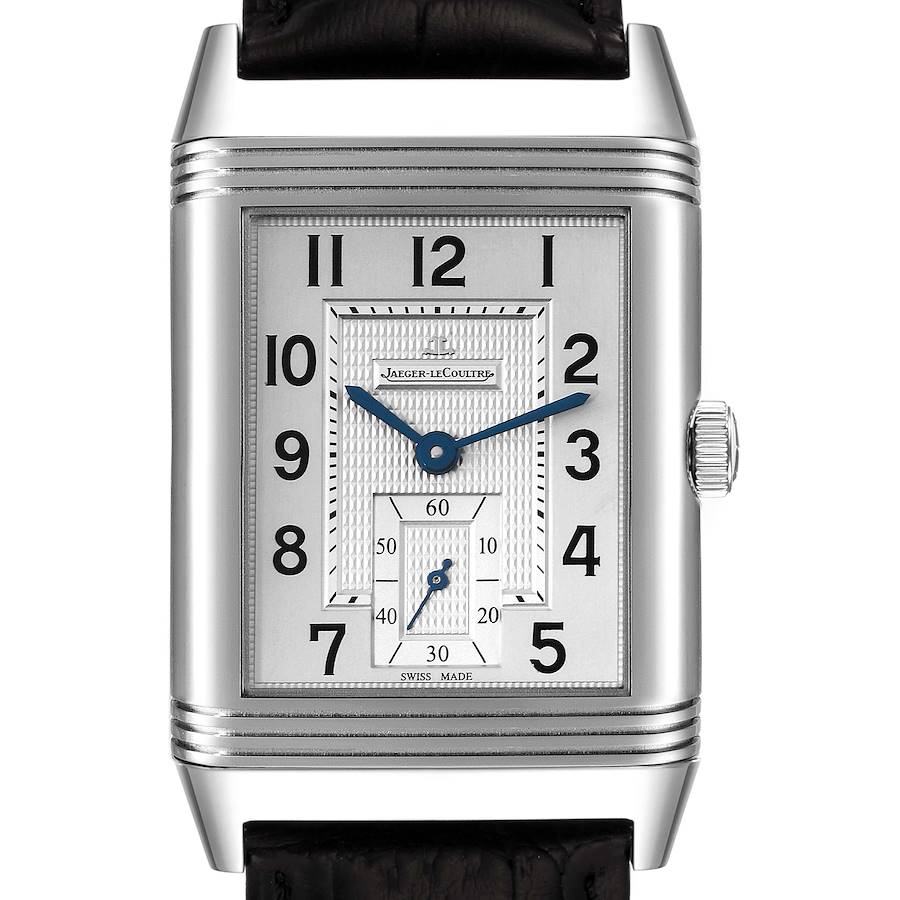 Jaeger LeCoultre Reverso Grande Steel Mens Watch 273.8.04 Q3738420 Box Papers SwissWatchExpo