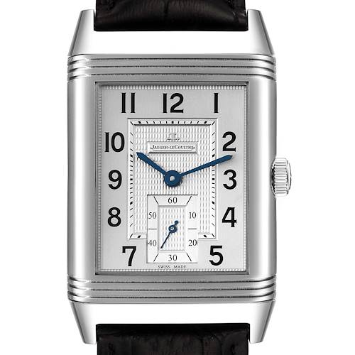 Photo of Jaeger LeCoultre Reverso Grande Steel Mens Watch 273.8.04 Q3738420 Box Papers
