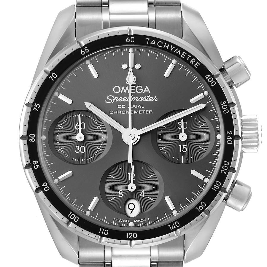 Omega Speedmaster Co-Axial 38 Chronograph Steel Mens Watch 324.30.38.50.06.001 SwissWatchExpo