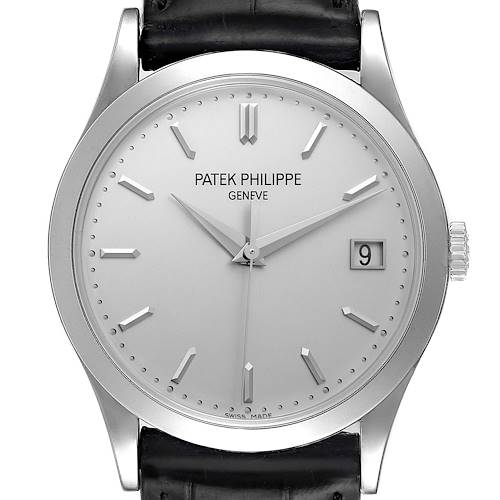 Photo of NOT FOR SALE Patek Philippe Calatrava 18K White Gold Silver Dial Mens Watch 5296 PARTIAL PAYMENT