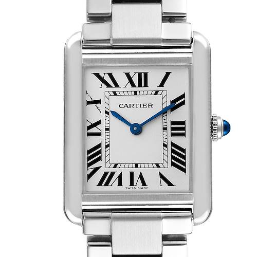 Photo of Cartier Tank Solo Silver Dial Small Steel Ladies Watch W5200013